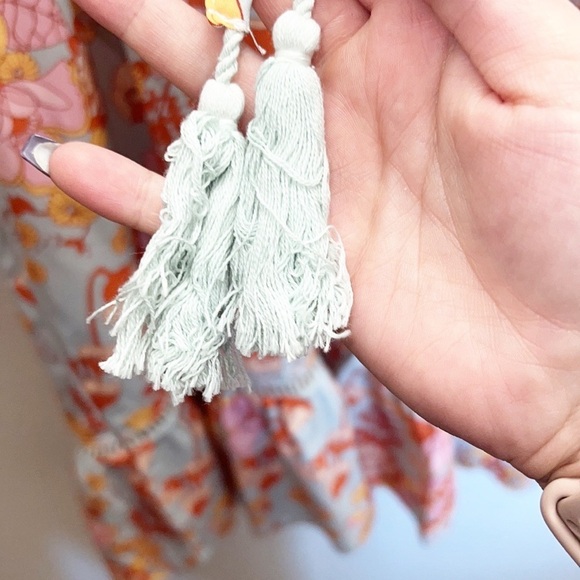 Unbranded Beautiful Short Sleeve Floral Boho Flowy Summer Dress NEW - Picture 6 of 9